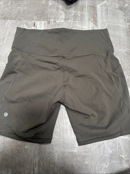 lululemon athletica Pants - lululemon athletica Women's Dark Olive Green Bike Shorts